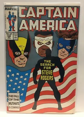 Buy Captain America #336 (1987) VF- 1st Print Marvel Comics • 3.75£