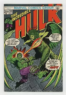 Buy Incredible Hulk #168 VG+ 4.5 1973 • 28.93£