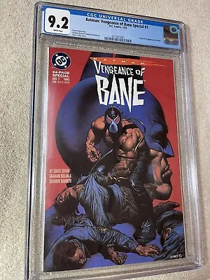 Buy Batman Vengeance Of Bane #1 White Pages- CGC 9.2 - 1st Appearance Of Bane • 118.54£
