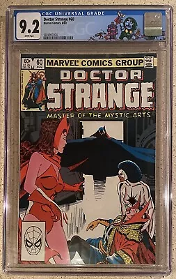 Buy DOCTOR STRANGE #60 1983 CGC 9.2 Dracula Scarlet Witch Monica Rambeau Darkhold • 47.49£