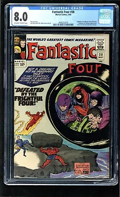 Buy Fantastic Four #38 Cgc 8.0 High Grade Copy-frightful For -jack Kirby Cover • 253.40£