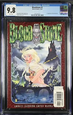 Buy Bloodstone #1 CGC 9.8 WHITE Pages 1st App Elsa Bloodstone MCU Disney 2001 Marvel • 314.68£