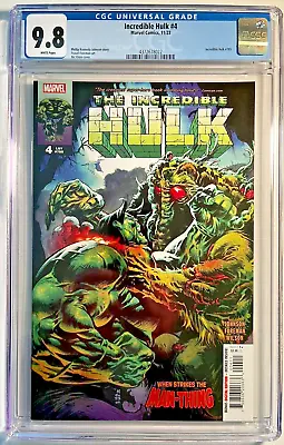 Buy Incredible Hulk # 4 CGC 9.8 (Marvel 2023) Nic Klein Cover Man-Thing • 39.73£