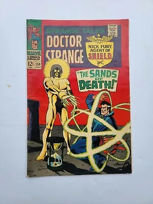 Buy Strange Tales 158 1st Living Tribunal Mid Grade Key Comic Book RAW Dr. Strange • 355.77£