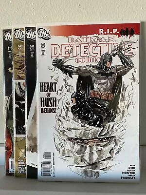 Buy Detective Comics Vol. 1 (DC, 2008) #846-849, NM, Hush, Catwoman, Joker • 39.65£