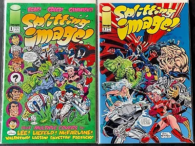 Buy SPLITTING IMAGE #1-2, 1992, PARODY, DON SIMPSON, Image Comics, Never Read • 7.90£