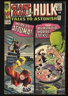 Buy Tales To Astonish #64 VG 4.0 Attuma! Kirby Cover! Stan Lee Script! Marvel 1965 • 29.48£