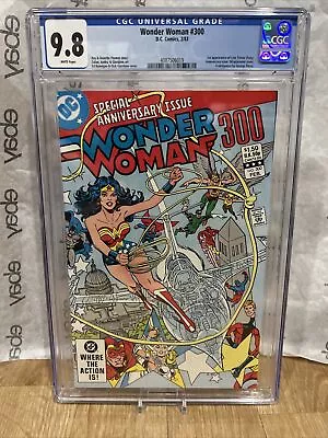Buy Wonder Woman 300 Cgc 9.8 Wp Dc Comics 1983 New Slab Rare Perez • 158.06£