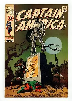 Buy Captain America #113 FN 6.0 1969 • 55.51£