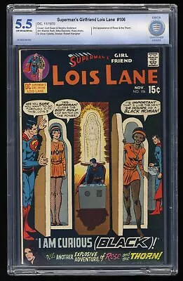 Buy Superman's Girl Friend, Lois Lane #106 CBCS FN- 5.5 I Am Curious (Black)! • 151.86£