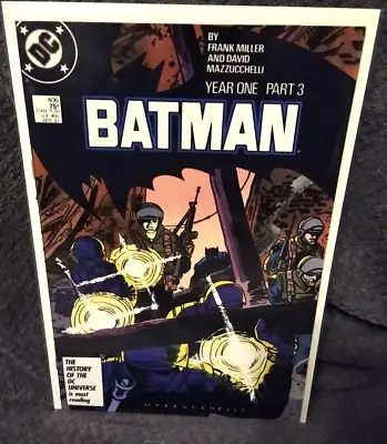 Buy BATMAN  #406 NM  1987 DC Comics -Frank Miller - Year One Pt 3 • 12.82£