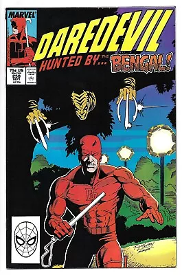 Buy DAREDEVIL The Man Without Fear #258 MARVEL COMIC BOOK 1st Series 1st Bengal 1988 • 10.39£
