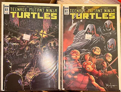 Buy Teenage Mutant Ninja Turtles #61 NM A B Eastman Sub Cover TMNT 2016 IDW Comics • 8.81£