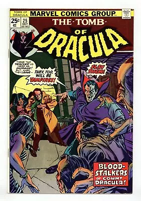 Buy Tomb Of Dracula #25 FN+ 6.5 1974 1st App. Hannibal King • 103.26£