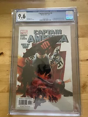 Buy Marvel Comics - Captain America #6 - CGC 9.6 - 1st App Winter Soldier - 2005 • 174.75£