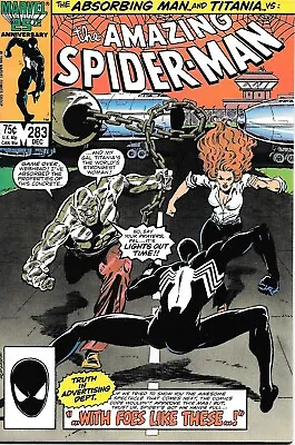 Buy The Amazing Spider-Man #283 Titania Absorbing Man • 4.33£