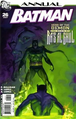 Buy BATMAN ANNUAL #26 F/VF, Giant, Direct, DC Comics 2007 Stock Image • 3.16£