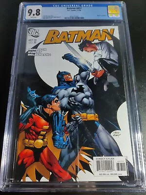 Buy Batman 657 Cgc 9.8 White Pages Dc Comics 2006  • 136.06£