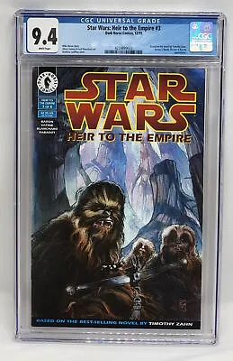 Buy 1995 DARK HORSE COMICS Star Wars Heir To The Empire CGC 9.4 Comic Book THRAWN • 63.32£