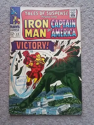 Buy Tales Of Suspense #83 - Marvel - Silver Age 1966 -FN -  Iron Man & Capt America • 22£