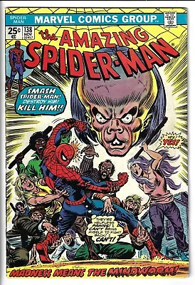 Buy The Amazing Spider-Man #138 (1974) Gil Kane Cover First Mindworm • 7.90£