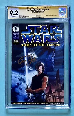 Buy STAR WARS: HEIR TO THE EMPIRE #1 CGC 9.2 SS -signed Timothy Zahn -1st App THRAWN • 393.39£