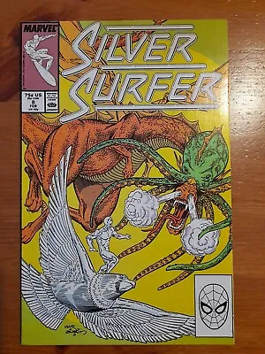 Buy Silver Surfer Vol 3 #8 Feb 1988 VFINE 7.5 1st App Of Pap-Tonn, A Kree Scientist • 9.99£