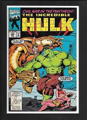 Buy Incredible Hulk #405 (1993):  DownTime!  Captain America! Ajax! VF (8.0)! • 2.65£