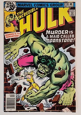 Buy The Incredible Hulk #228 (1978, Marvel) FN/VF 1st App Of Moonstone (Karla Sofen) • 14.22£