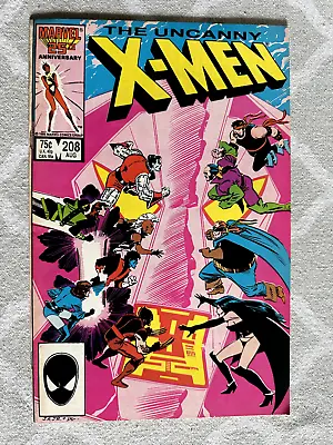 Buy Uncanny X-Men 208 Claremont John Romita Jr. (Aug 1986) FN • 4.99£