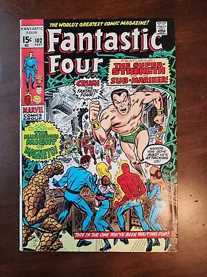 Buy Fantastic Four #102 FN Marvel 1970 • 14.38£