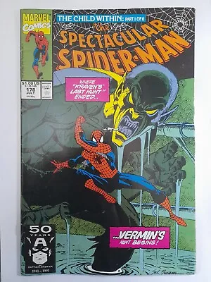 Buy Spectacular 1991 SpiderMan 178 FINE.First App.Dr.A.Kafka.Sal Buscema Cover. • 8.52£