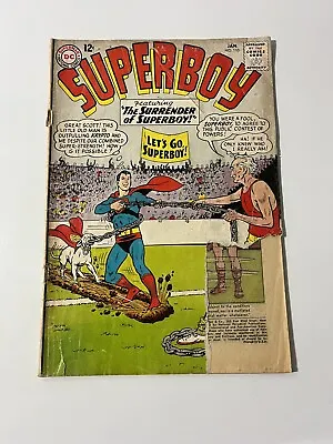 Buy SUPERBOY #110 DC Comics 1964 Silver Age Low Grade • 2.36£