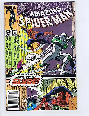 Buy Amazing Spider-Man #272 Marvel 1986 Make Way For Slyde ! 1st App SLYDE ,CPV • 20.09£