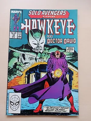Buy Marvel Comics - Solo  Avengers Starring Hawkeye # 10  - SEPT 1988 - VFN Fee. P&P • 4.75£