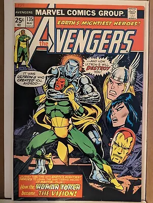 Buy Marvel Comics The Avengers #135 F-vf -Ultron Vs AVENGERS, DOUBLE BOARDED--Thanos • 15.79£