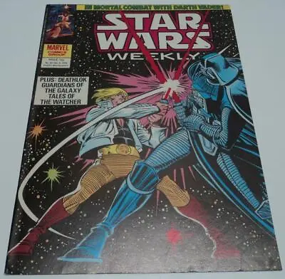 Buy STAR WARS WEEKLY #93 (Marvel UK Comics 1979) COMBAT WITH DARTH VADER (FN+) RARE • 14.38£