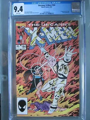 Buy Uncanny X-Men #184 CGC 9.4 WP Marvel 1984 1st App Forge • 51.26£