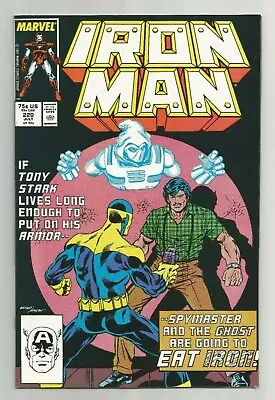 Buy Iron Man #220 ~ 2nd App. Ghost ~ Death Of Spymaster ~ Vf/nm 1987 Marvel Comics • 7.94£