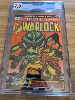 Buy Marvel Comics Strange Tales #180 CGC 7.0 Adam Warlock First Gamora • 99.30£