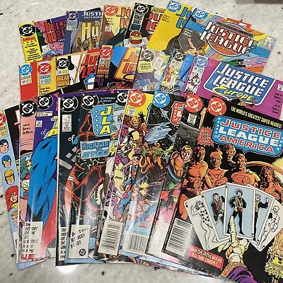 Buy Justice League America Europe International Lot Of 23 DC 1982-1992 • 39.57£