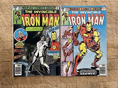 Buy Iron Man 125 126 Marvel Comics 1979 Demon In A Bottle John Romita Jr • 11.26£