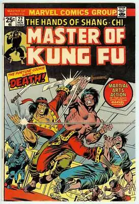 Buy Master Of Kung Fu #22 7.5 // Shang Chi Story Marvel 1974 • 19.07£