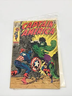 Buy Captain America #110 Feb 1969 Good+ 2.5 Rick Jones Bucky, 1st Madame Hydra Viper • 55.33£