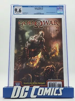Buy God Of War #1 Comic Book 2010 CGC 9.6 1st App Krates Based On Game DC Wildstorm • 158.11£