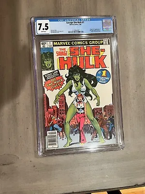 Buy Savage She-Hulk #1 CGC 7.5  And Final #25 High Grade! White Pages WFree Shipping • 205.56£