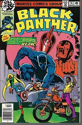 Buy BLACK PANTHER (1977) #14 - AVENGERS App -  Back Issue • 39.99£