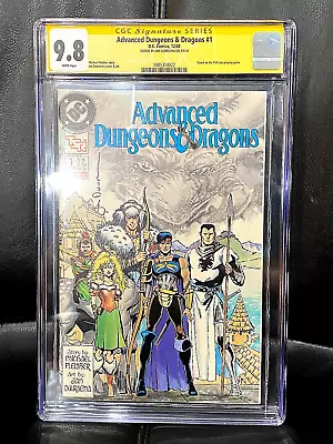 Buy Advanced Dungeons & Dragons #1 Cgc 9.8 White Pages Signature Series 1988 • 831.49£