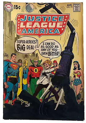 Buy DC Comic #73 Justice League Of America August 1969 Vintage Original • 6.31£