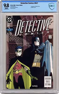 Buy Detective Comics #647D CBCS 9.8 1992 21-2364435-017 • 112.60£